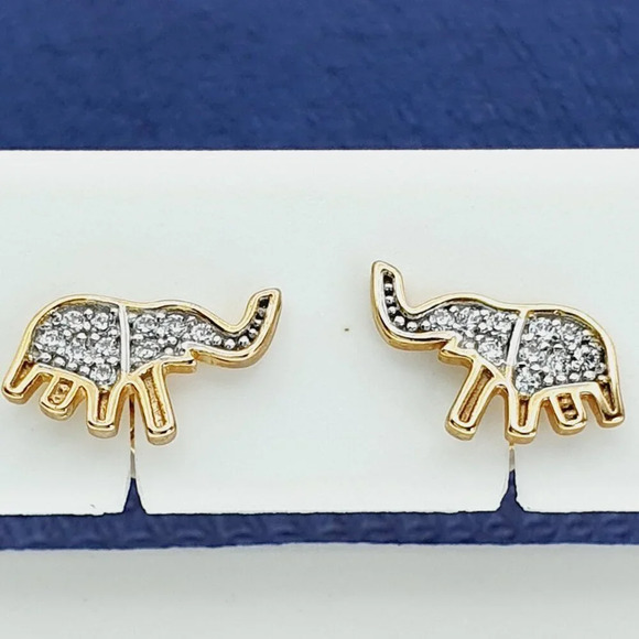 925 Sterling Silver CZ Stud Earrings for Women/Girl, US925P1225